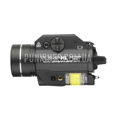 Streamlight TLR-2 HL Gun Light, Black, Flashlight, White, Red, 1000