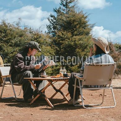 Стілець складаний Naturehike CNK2300JU012, Чорний, Стілець