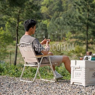 Стілець складаний Naturehike CNK2300JU012, Чорний, Стілець
