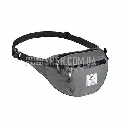Naturehike DL-02 NH18B300-B Ultralight Waist Bag, 6 L, Grey, 6 l