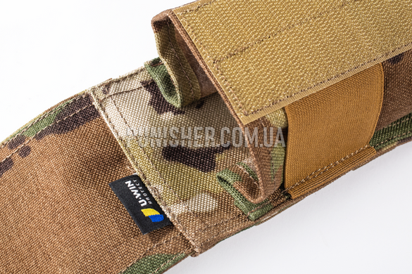Магазинный подсумок U-WIN BASE АК закрытый на липучке Multicam, Multicam, 2, Molle, AR15/М4, Cordura 1000D