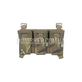 Підсумка-плакард Agilite Pincer Placard Multi-Caliber на 3 магазини 5.56/7.62x39, Multicam, 3, Velcro, AK-47, AK-74, AR15/М4, M16, Glock, ПМ, Для плитоноски, 9mm, 7.62mm, 5.56
