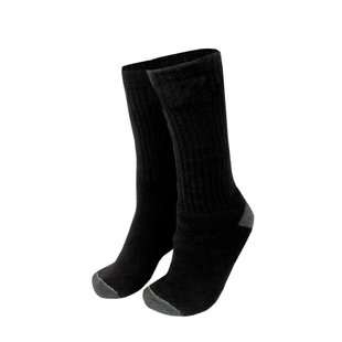 Burlington Men's Comfort Power Crew Socks, Black, Demi-season