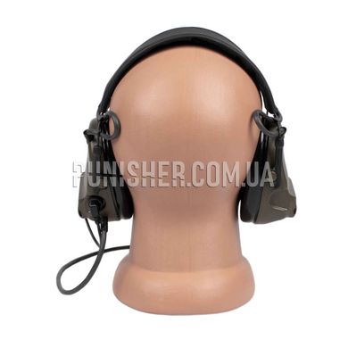 3M Peltor ComTac XPI Headset, Olive, Headband, 25, NATO J11, Comtac XPI, 2xAAA, Single