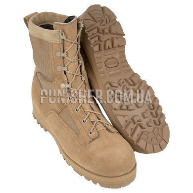 Армейские ботинки Wellco Temperate Weather Combat, Desert Tan, 10 W (US), Демисезон