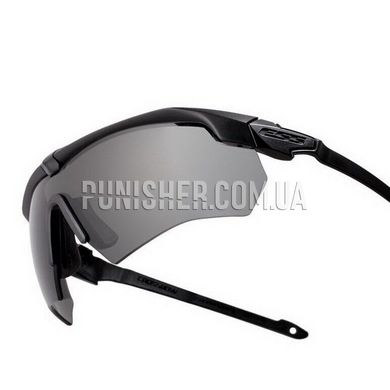 Балістичні окуляри ESS Crossbow Suppressor 2x+, Чорний, Бурштиновий, Прозорий, Димчастий, Окуляри