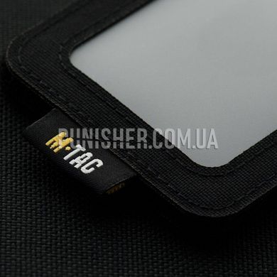 M-Tac Badge with Transparent Panel, Black