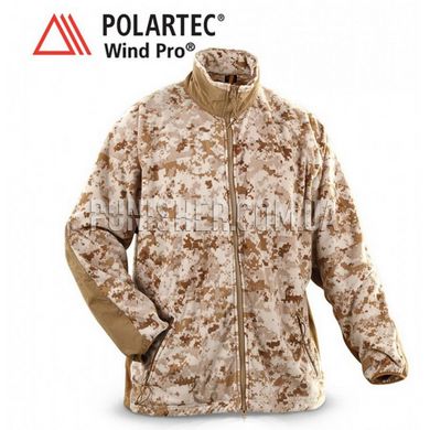 USMC PECKHAM Desert Digital Polartec Fleece Jacket (Used), Marpat Desert, Medium Regular