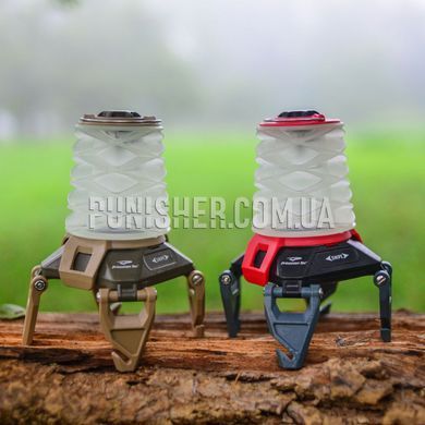 Фонарь Princeton Tec Helix Backcountry Rechargeable 150 Lumen, Серый, Кемпинговый, Аккумулятор, Белый, Красный, 150