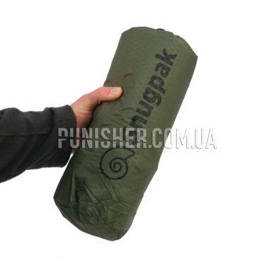 Каремат Snugpak Air Mat With Built-In Foot Pump із вбудованим ножним насосом, Olive, Килимок