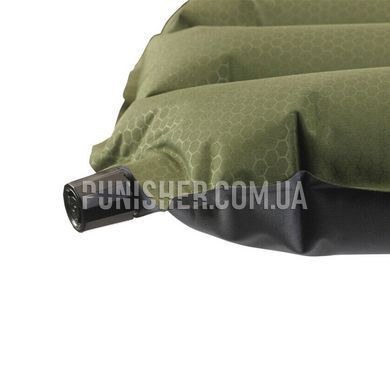 Snugpak Air Mat With Built-In Foot Pump, Olive, Mat