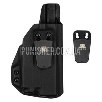 ATA Gear Fantom Ver. 3 Holster for Glock 17/22/47 with Olight Baldr-Mini/S/RL Mini Flashlight, Black, Glock