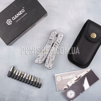Ganzo G301 Multitool, Silver, 26