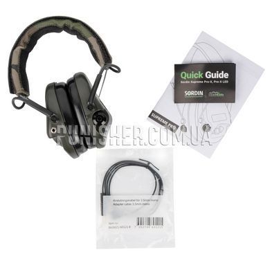 MSA Sordin Supreme Pro-X Hear2 Hearing Protection Headset, Woodland, Active, 19