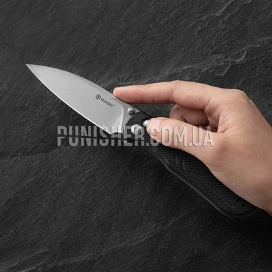 Ganzo G771 Folding Knife, Black, Knife, Folding, Smooth
