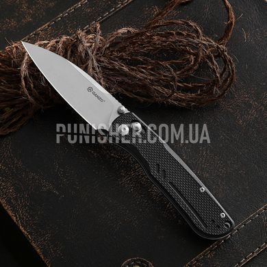 Ganzo G771 Folding Knife, Black, Knife, Folding, Smooth