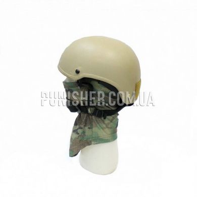Zebra Armour M6 Sonic 3 Helmet, Tan