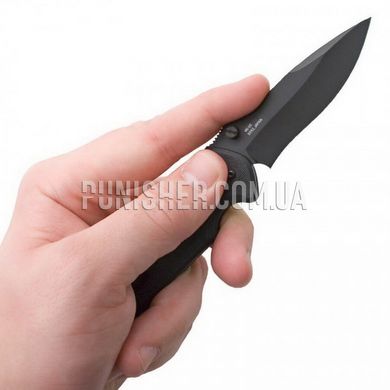 Складной нож SOG Visionary I Seki Japan, Черный, Нож, Складной, Гладкая