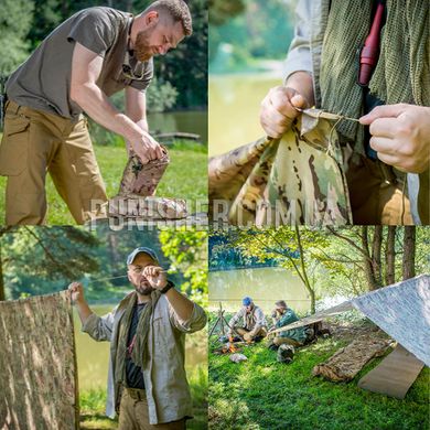 Тент Helikon-Tex Supertarp Ripstop Polyester, Woodland, Тент