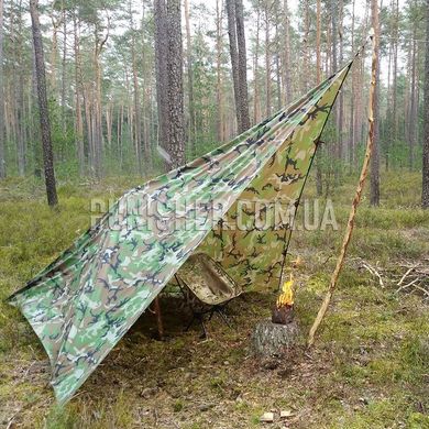 Тент Helikon-Tex Supertarp Ripstop Polyester, Woodland, Тент