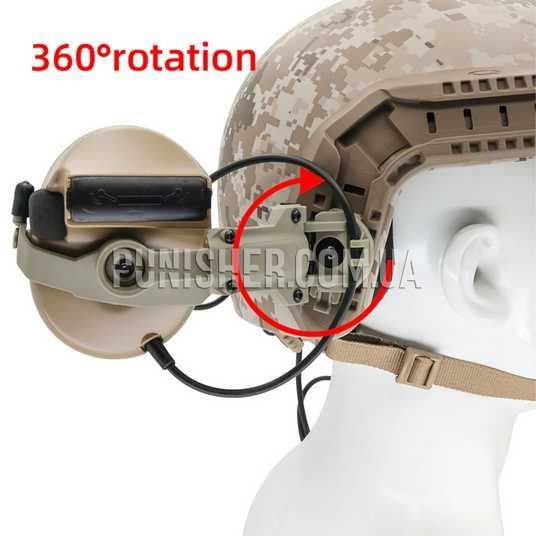 Адаптер FMA на рельсы шлема ARC Helmet Rail Adapter для Ops-Core AMP