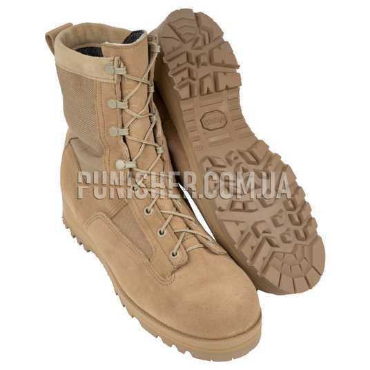 靴 US ARMY COMBAT BOOTS Wellco US10.0W Армейские ботинки Wellco Temperate Weather Combat Desert Tan