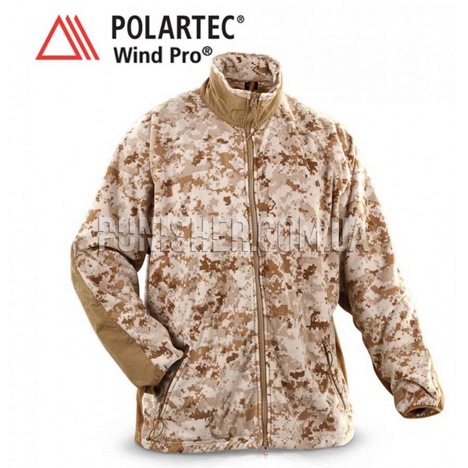 Usmc Peckham Desert Digital Polartec Fleece Jacket Used