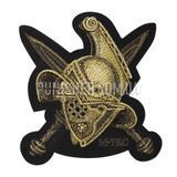 M-Tac Gladiator Helmet Patch (Embroidery), Black, Cordura 500D, No