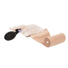 RevMedx AirWrap 4” Compression Bandage w/ Inflatable Bladder, Tan, Bandage