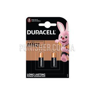 Батарейка Duracell MN21 12V 2 шт, Черный, MN21