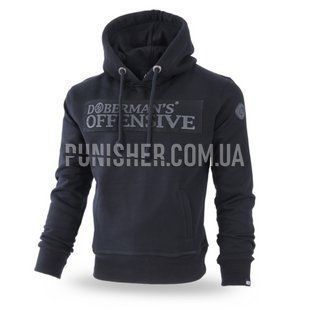 Dobermans Aggressive D.B.N.S Offensive Hoodie, Black, Large