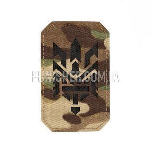 Нашивка M-Tac Тризуб (Стилизация) Laser Cut Вертикальная, Multicam, Cordura, Нет