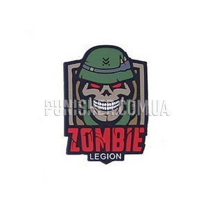 Нашивка Emerson PVC Zombie Soldier Patch, Olive Drab, ПВХ, Нет