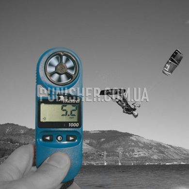 Kestrel 1000 Pocket Wind Meter Anemometer, Blue, 1000 Series, Wind speed