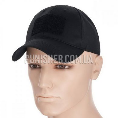 M-Tac Flex Baseball cap with Velcro rip-stop, Black, Small/Medium