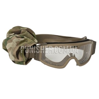 Комплект защитной маски ESS Profile NVG с адаптером INFLUX UPLC Rx, Multicam, Прозрачный, Дымчатый, Маска