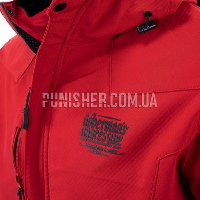 Куртка Dobermans Aggressive Offensive Premium Softshell, Червоний, XX-Large