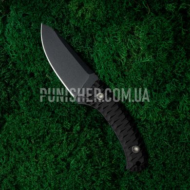 Міський ніж Blade Brothers Knives EDC Носоріг, Чорний, Ніж, З фіксованим лезом, Гладкий