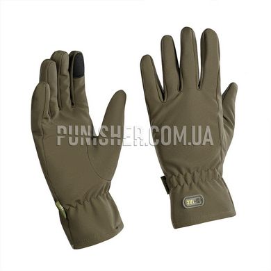 M-Tac Winter Soft Shell Gloves Olive, Olive, Small