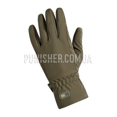 M-Tac Winter Soft Shell Gloves Olive, Olive, Small