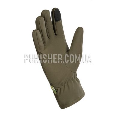 M-Tac Winter Soft Shell Gloves Olive, Olive, Small