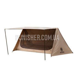 OneTigris Outback Retreat Camping Tent, Coyote Brown, Shelter, 2