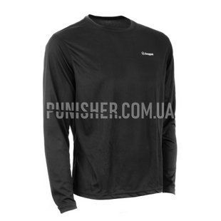 Snugpak 2nd Skinz Coolmax Long Sleeve Top Base Layer, Black, Medium