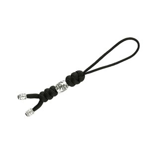 M-Tac Zeus Stainless Steel Knife Lanyard, Black, Lanyard