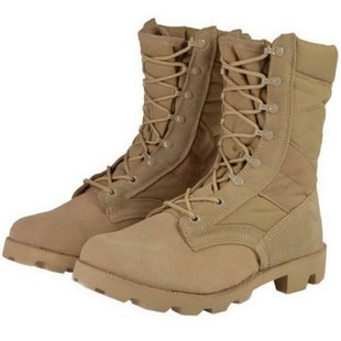 Mil-Tec Speed Lace Desert Boots, Desert Tan, 8 R (US), Summer