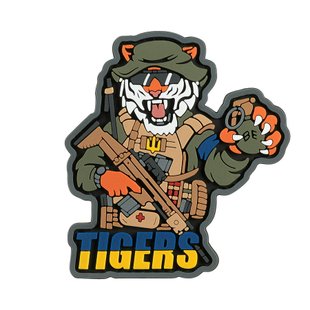 Нашивка Brand Element Tigers PVC, Coyote Tan, ПВХ, Нет