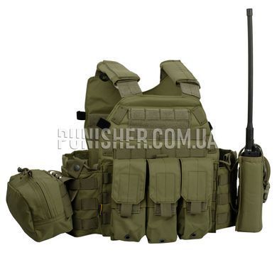 Плитоноска Emerson LBT6094A Plate Carrier с подсумками, Olive, Плитоноска