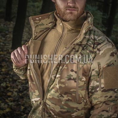 Куртка M-Tac Soft Shell с подстежкой MC, Multicam, Small