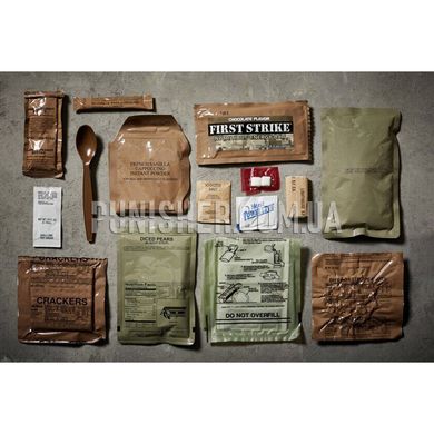US military food ration MRE - box of 12 pieces, Ration pack