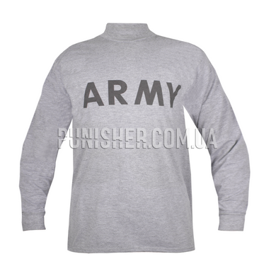 US ARMY IPFU Long Sleeve T-Shirt, Black, Medium